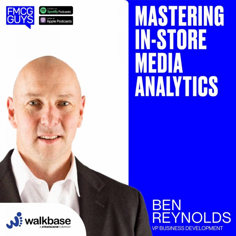 podcast episode cover featuring en Reynolds, VP of Business Development at Walkbase