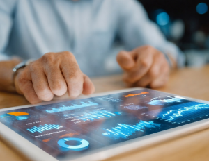 analytics dashboard showing multiple metrics