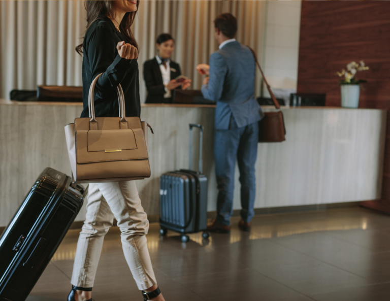 lobby flow analytics - Guest check in at hotel lobby